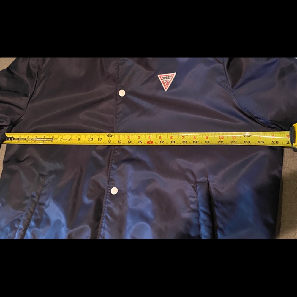 ๐SOLD! NEW GUESS Menโs Jacket Navy - Picture 9 of 9